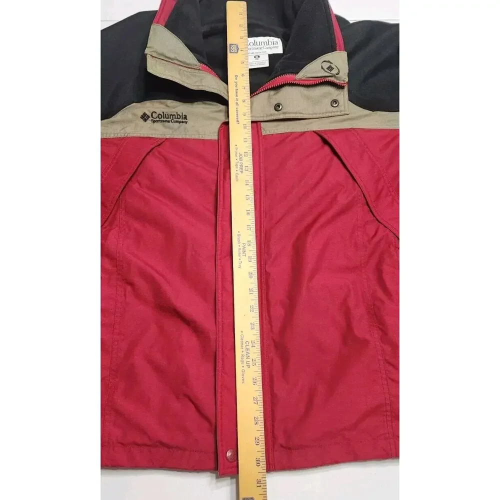 Columbia Ski Coat Removable Inside Fleece Jacket Liner Mens XL Boulder Colorado